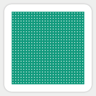 Light Sea Green Polka Dots Sticker